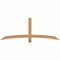 Ekena Millwork Bellingham Timber Gable Bracket, Western Red Cedar, 72"W x 27"H x 3 1/2"D x 3 1/2"F, 9/12 Pitch GBW072X27X0404BEL00SWR - alternate 1